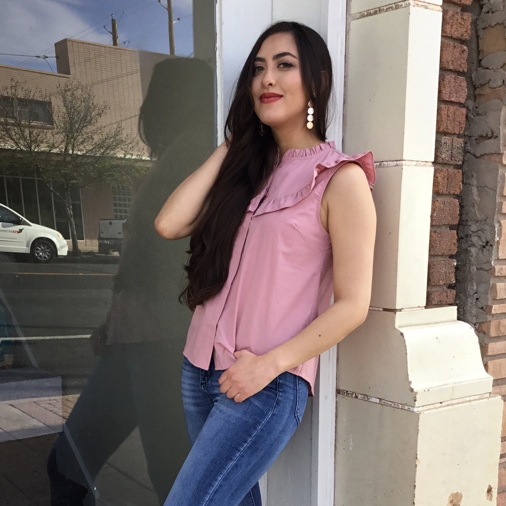 Pink Short Sleeve Top - Picture 3 of 6